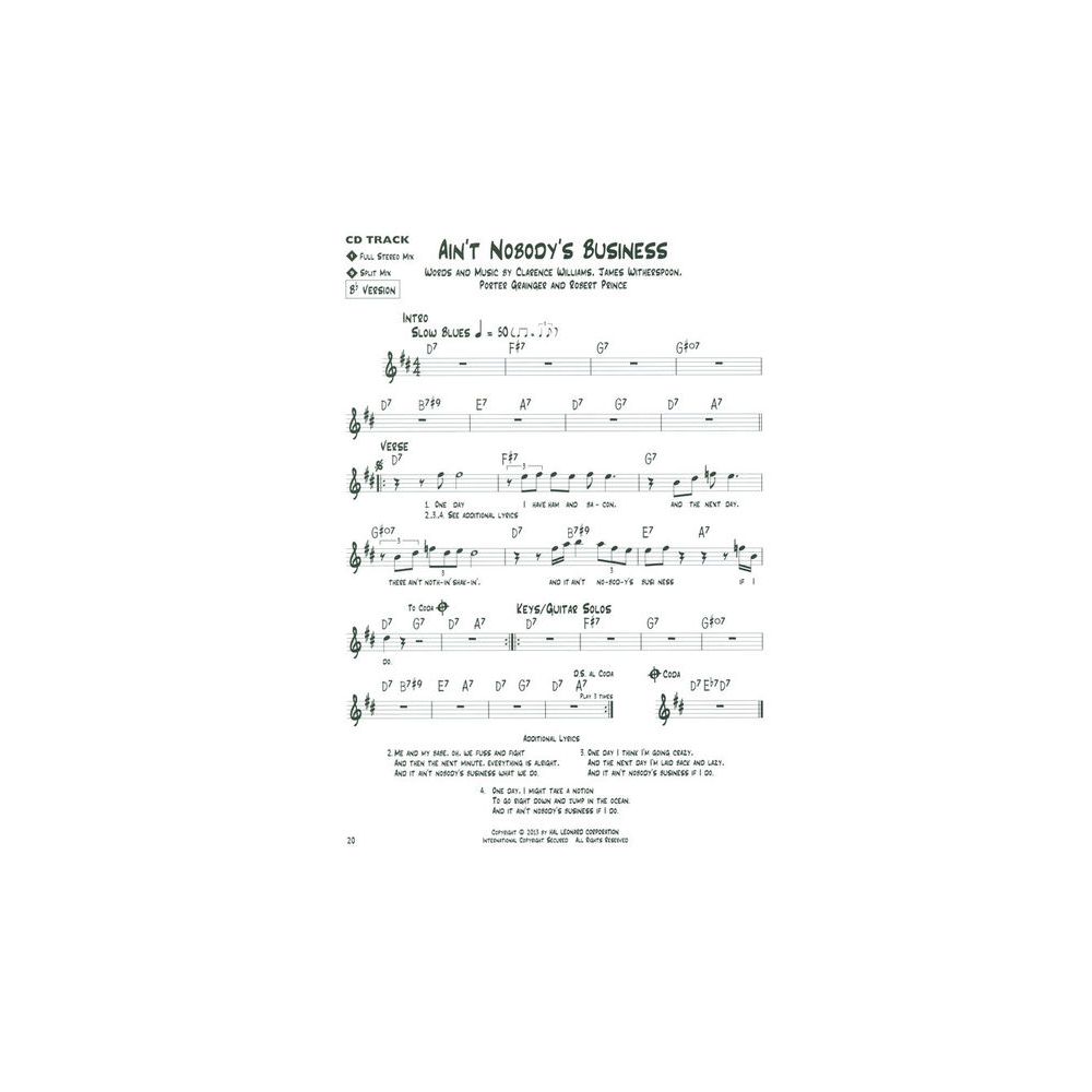Hal Leonard Blues Play