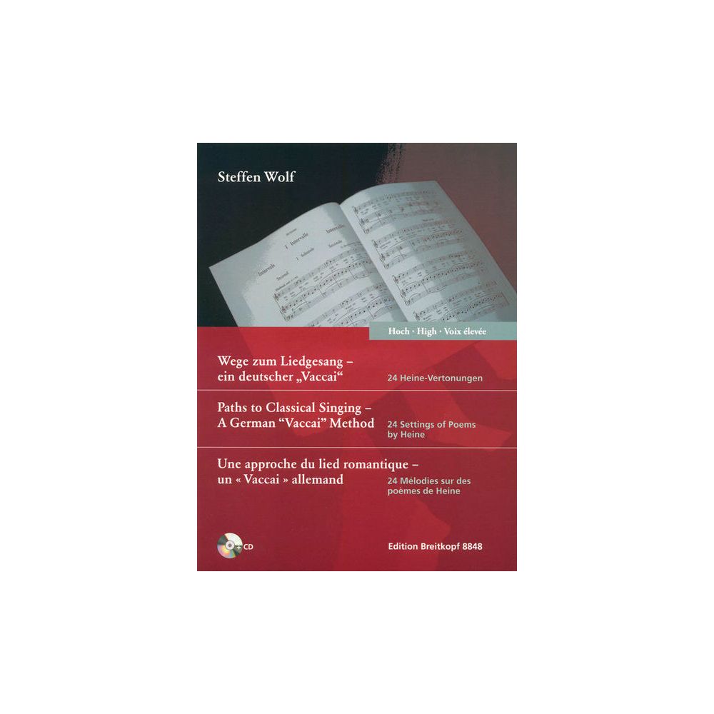 Breitkopf & Härtel Wege zum Liedgesang Hoch – Thomann Ireland