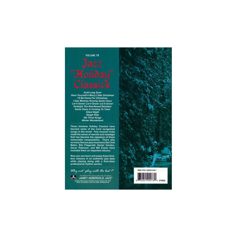 Jamey Aebersold Jazz Holiday Classics – Thomann Ireland