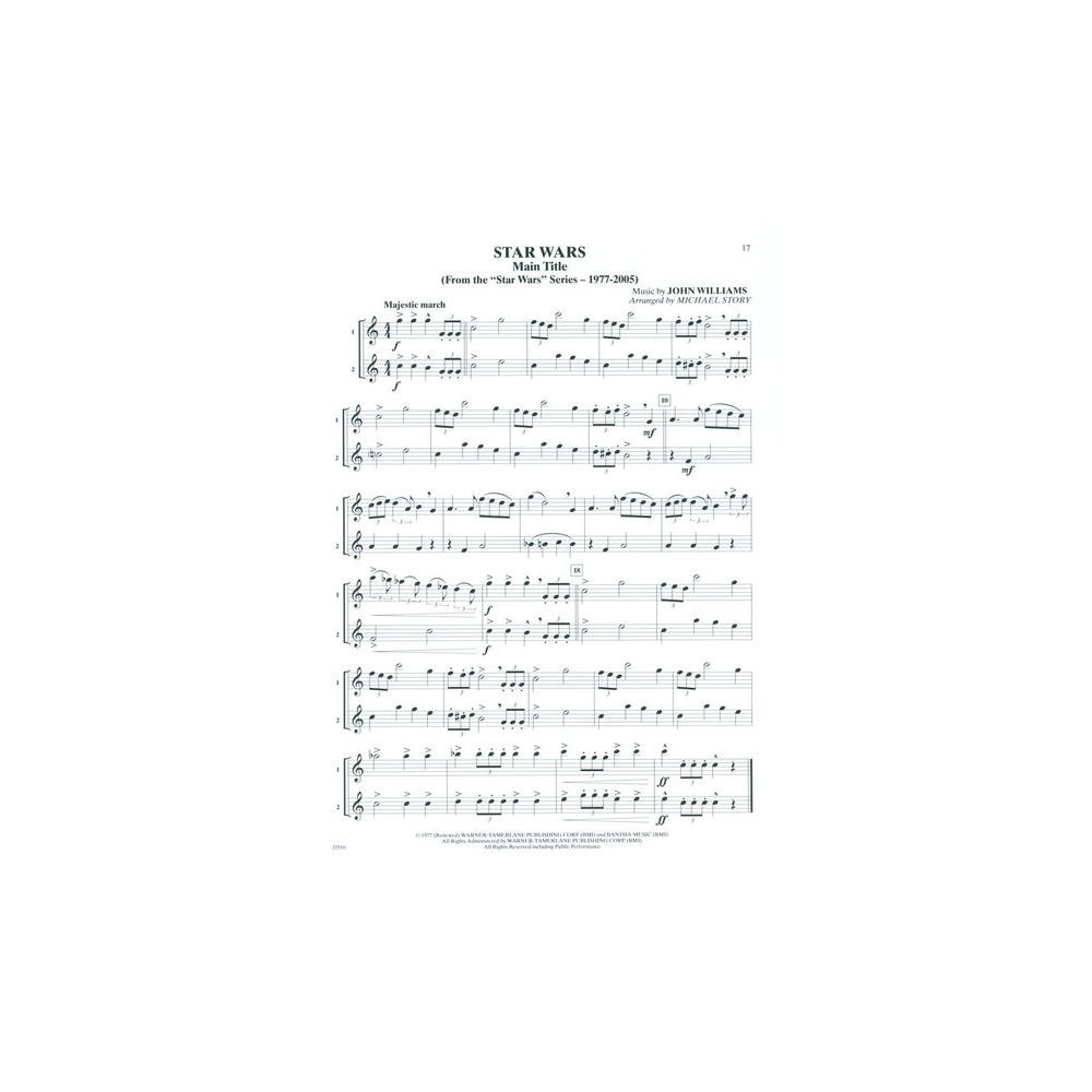 Alfred Music Publishing Movie Duets For All Alto Sax – Thomann Ireland