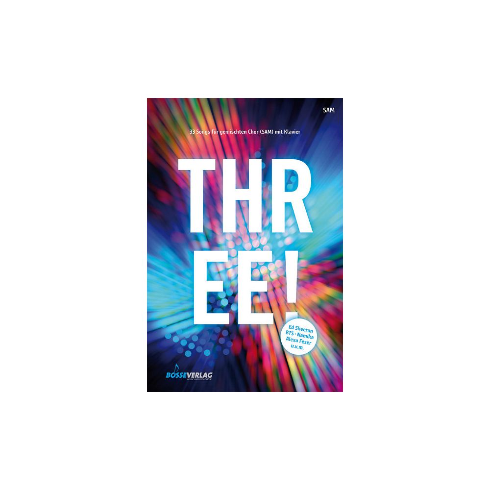 Bosse Verlag Three! – Thomann Ireland
