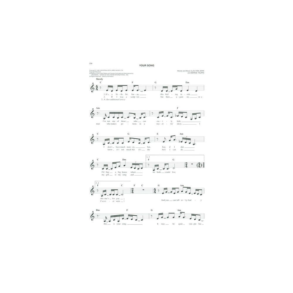 Hal Leonard The Easy Seventies Fake Book – Thomann Ireland