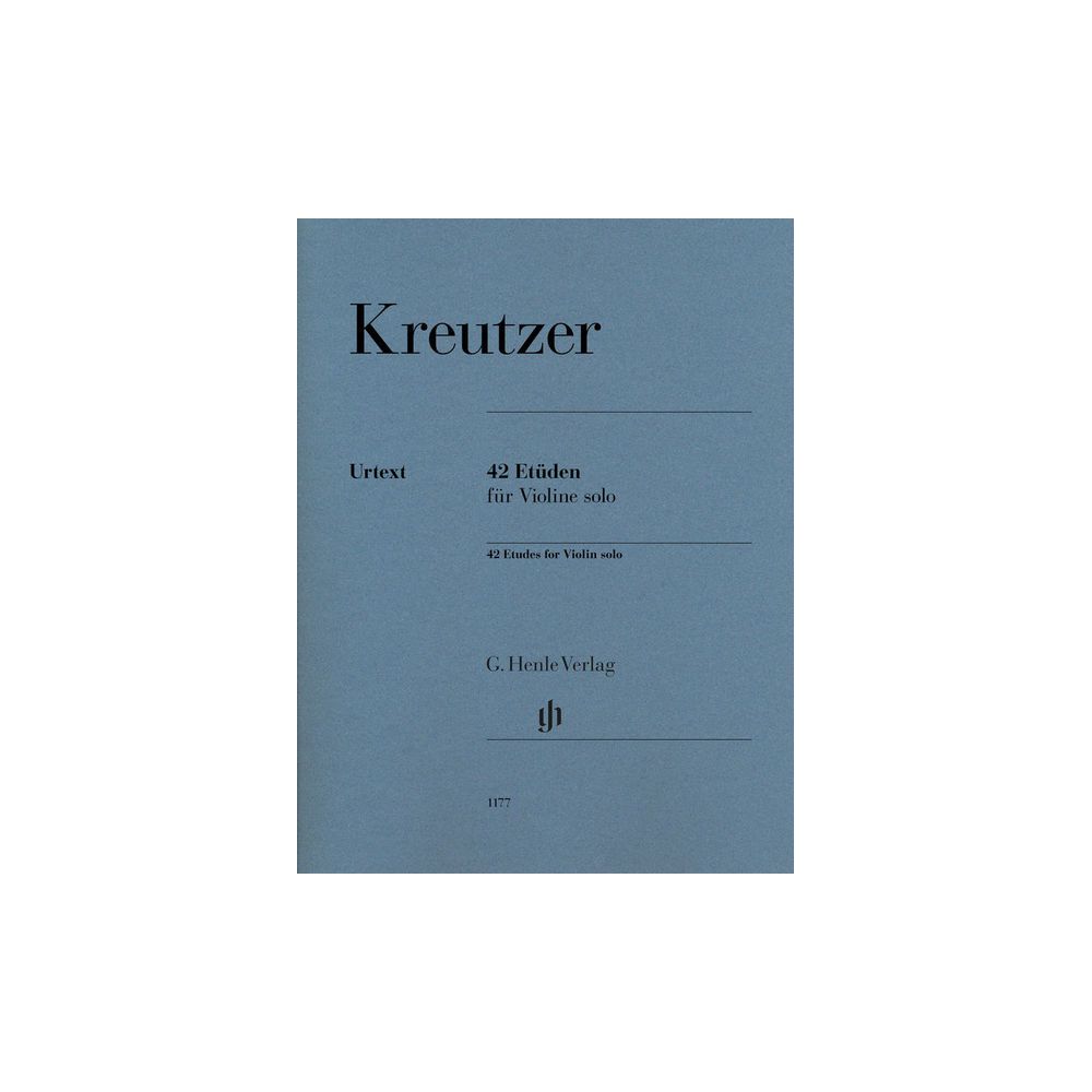 Henle Verlag Kreutzer 42 Etüden Violin – Thomann Ireland