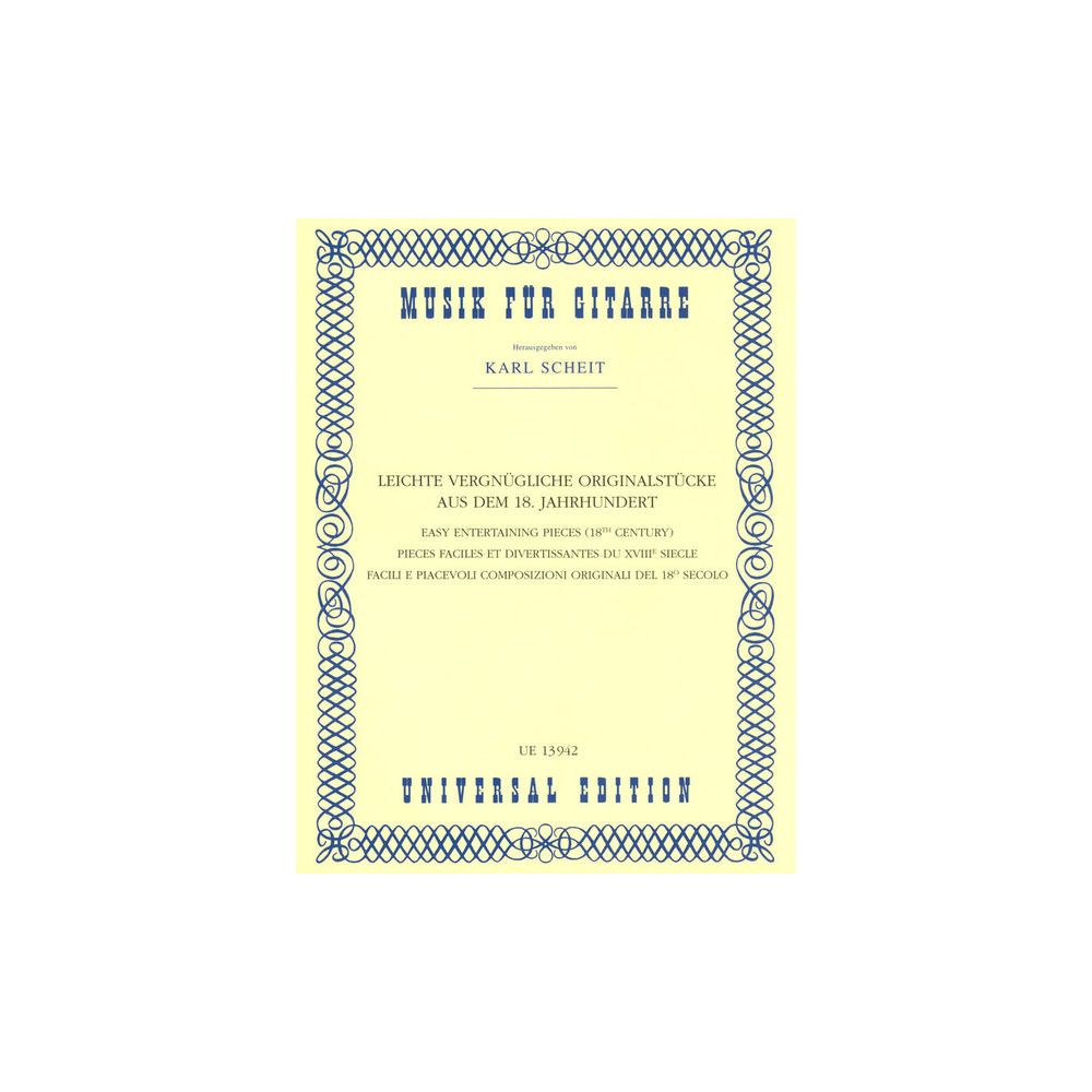 Universal Edition Originalstücke 18. Jahrhundert – Thomann Ireland