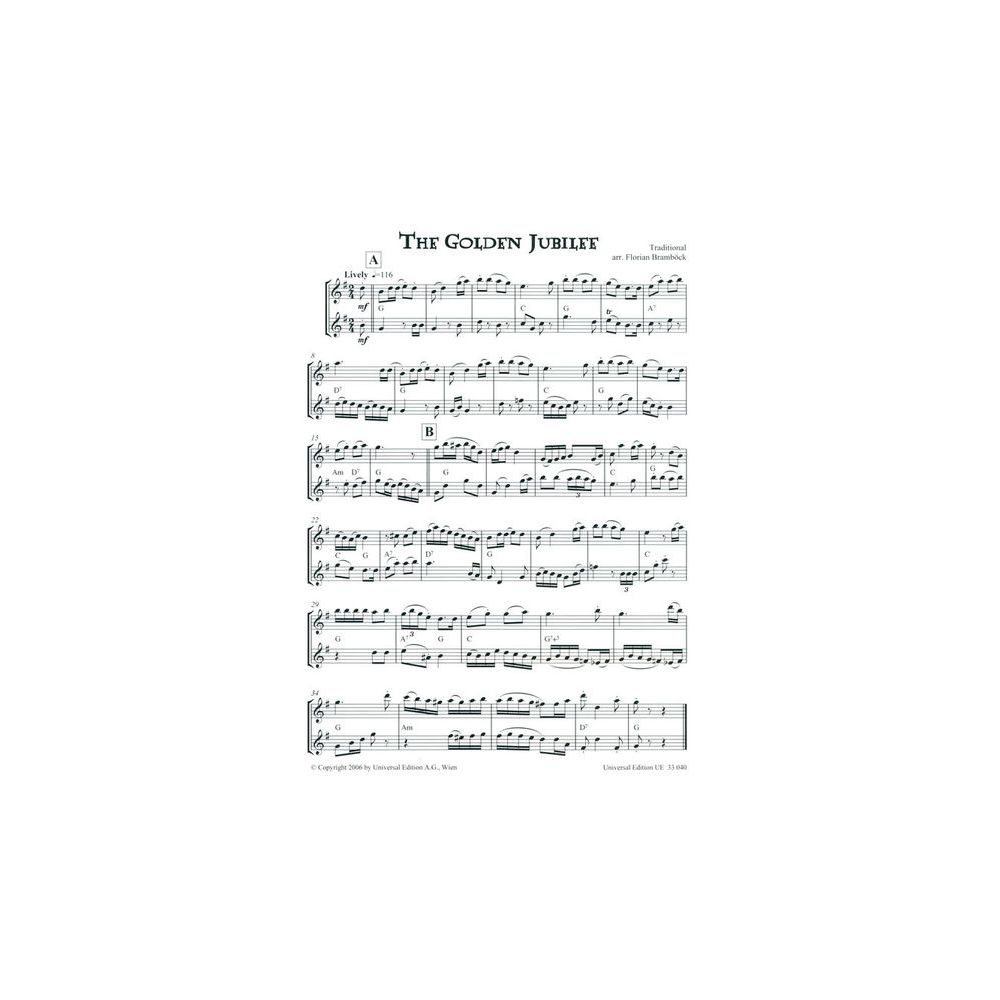 Universal Edition Celtic Flute Duets – Thomann Ireland