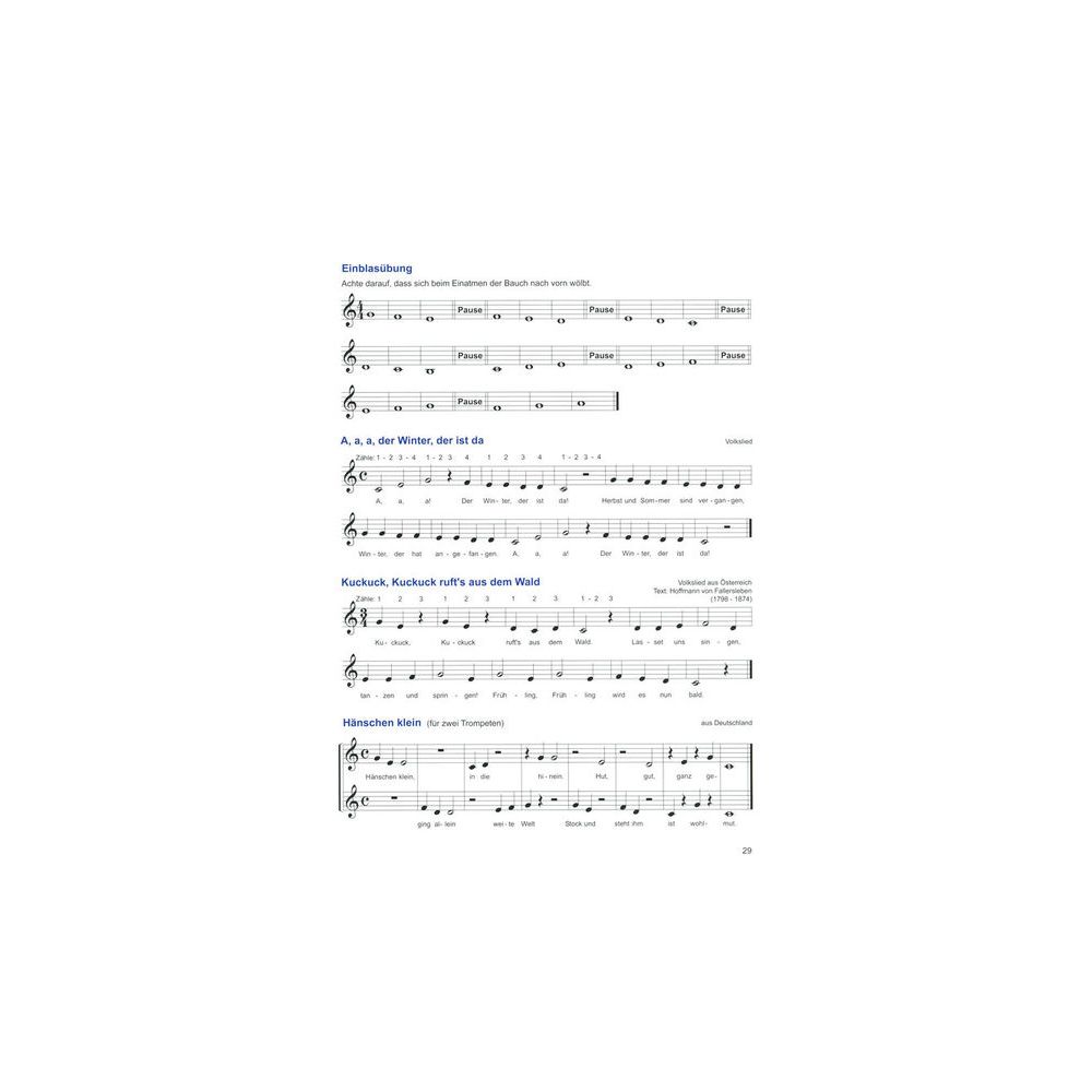 Horst Rapp Verlag Trompetenschule 1 für Anfänger – Thomann Ireland