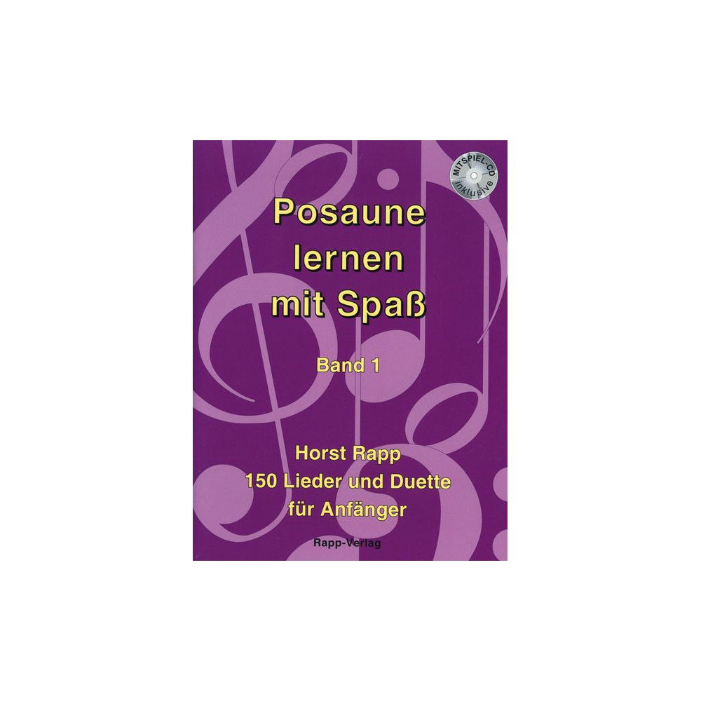 Horst Rapp Verlag Posaune lernen mit Spaß 1 – Thomann Ireland