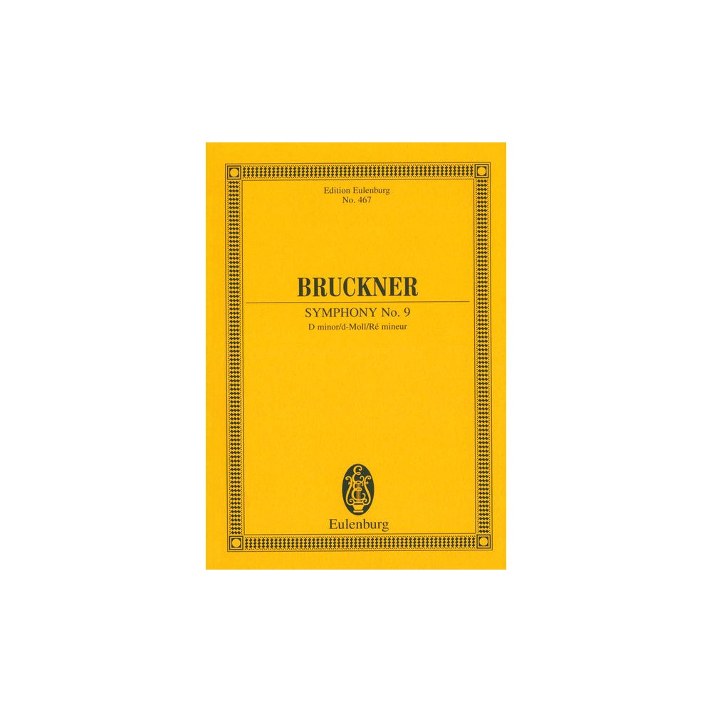 Edition Eulenburg Bruckner Sinfonie Nr. 9 d