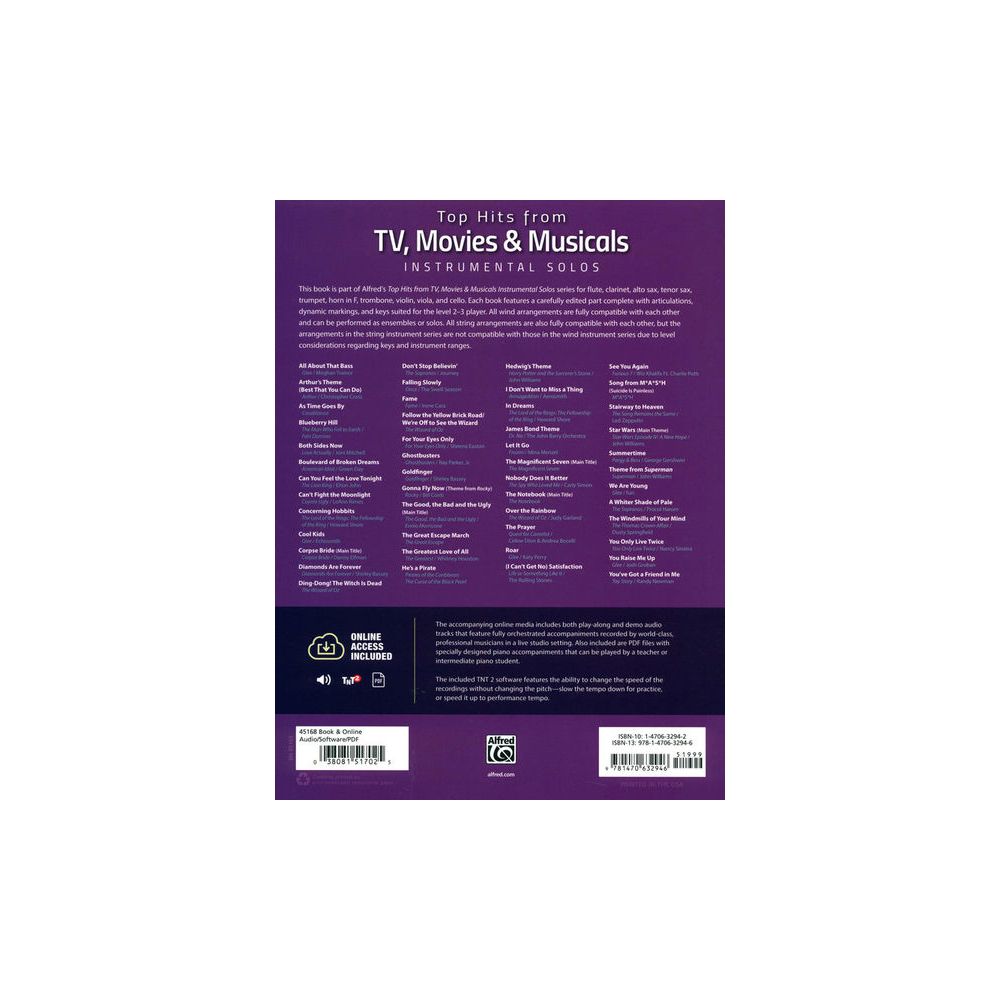 Alfred Music Publishing Top Hits from TV Clarinet – Thomann Ireland