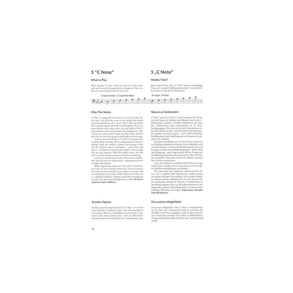 Advance Music Improvisation 101 Bass Clef – Thomann Ireland