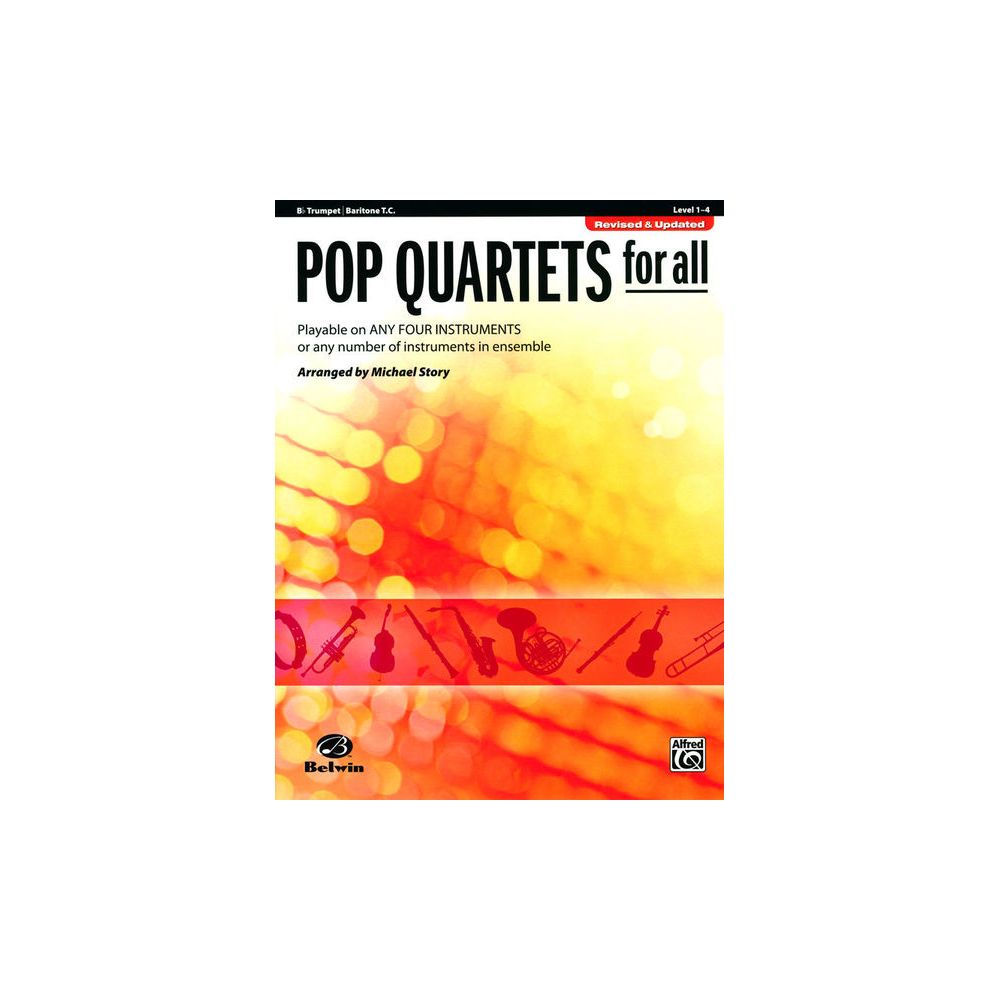 Alfred Music Publishing Pop Quartets For All Trumpet – Thomann Ireland