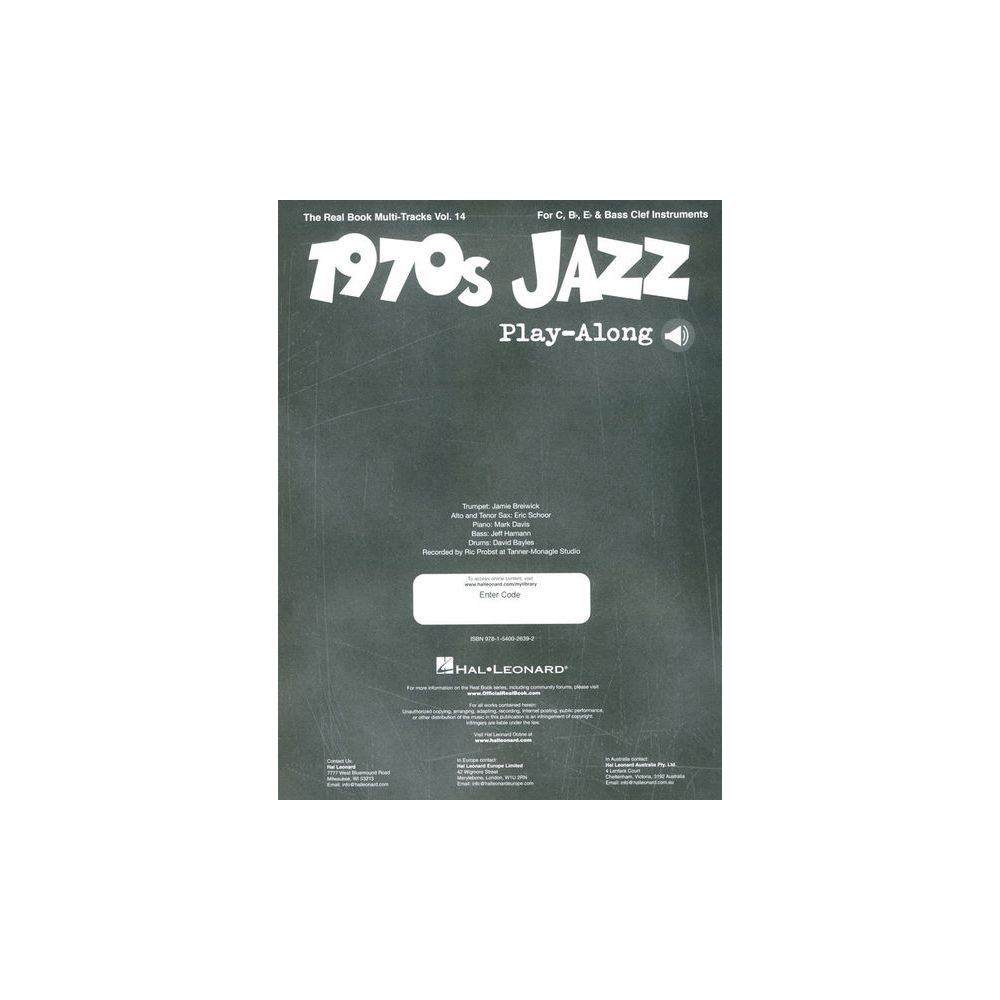 Hal Leonard 1970s Jazz Play