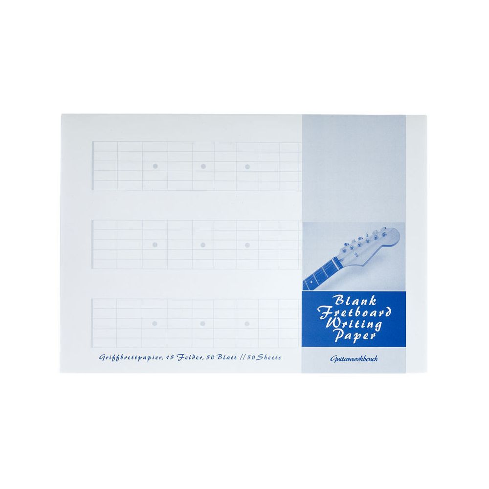 Quercus Blank Fretboard Notepad A5 – Thomann Ireland
