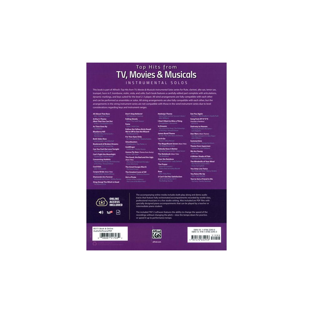 Alfred Music Publishing Top Hits from TV A