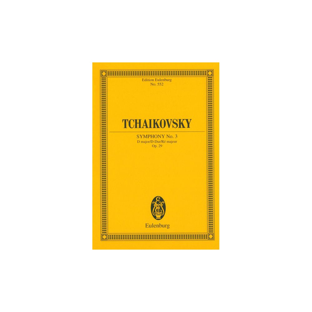 Edition Eulenburg Tschaikowsky Sinfonie Nr. 3 – Thomann Ireland