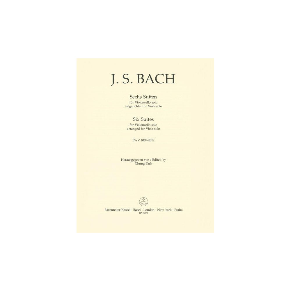 Bärenreiter Bach Suiten BWV1007