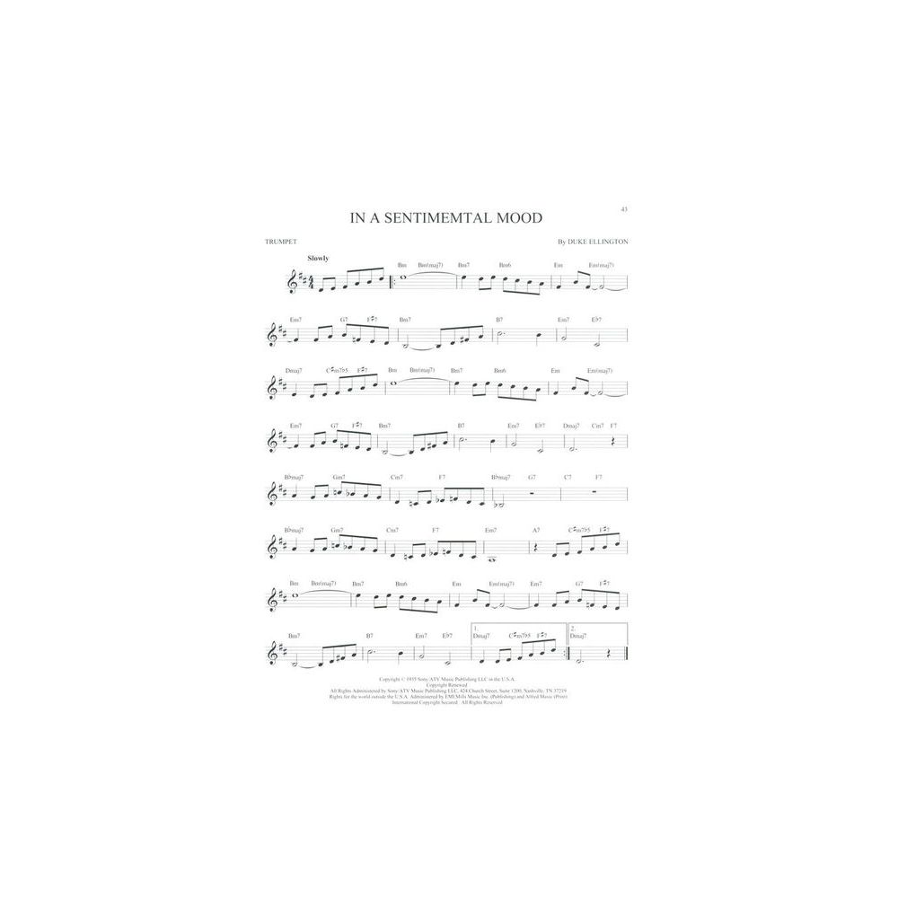 Hal Leonard 101 Jazz Songs for Trumpet – Thomann Ireland