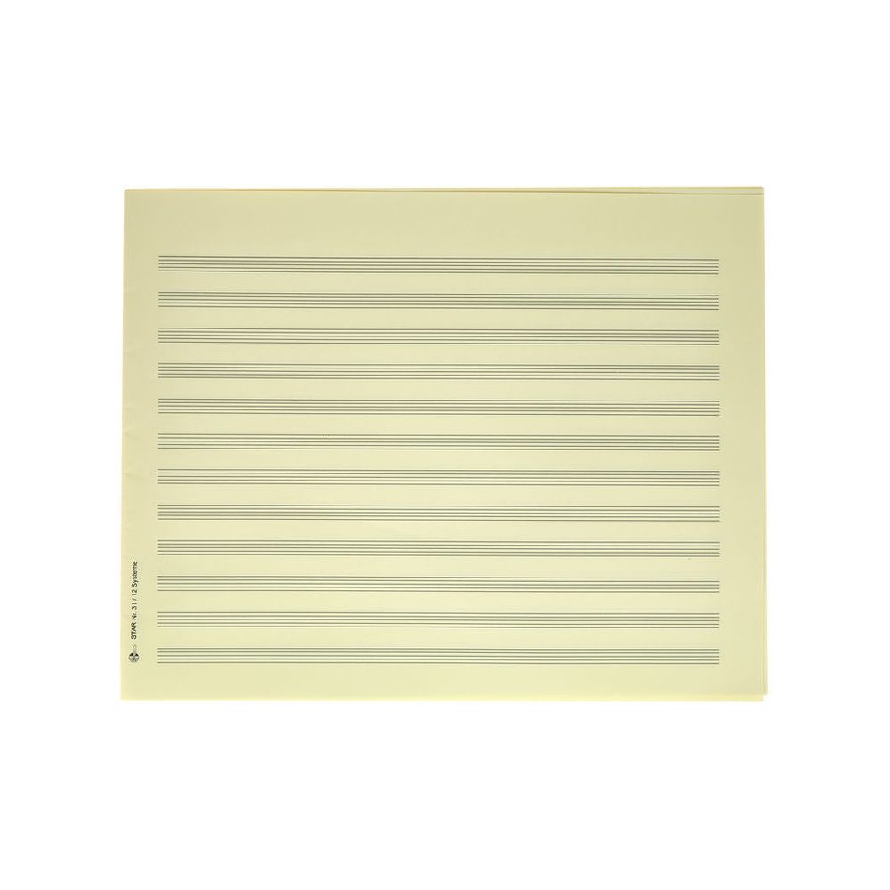 Star Sheet Music Paper Quart 8 mm – Thomann Ireland