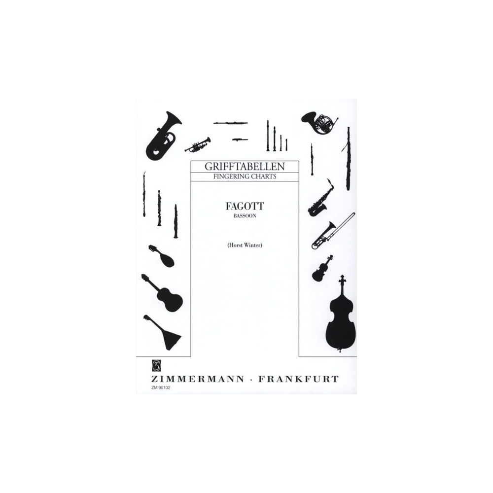 Zimmermann Verlag Grifftabelle Fagott – Thomann Ireland