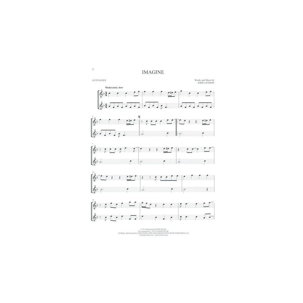 Hal Leonard Pop Classics For Two Alto Sax – Thomann Ireland