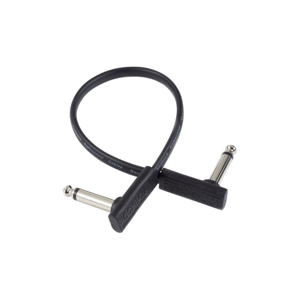 Rockboard Flat Patch Cable Black 20 cm – Thomann Ireland