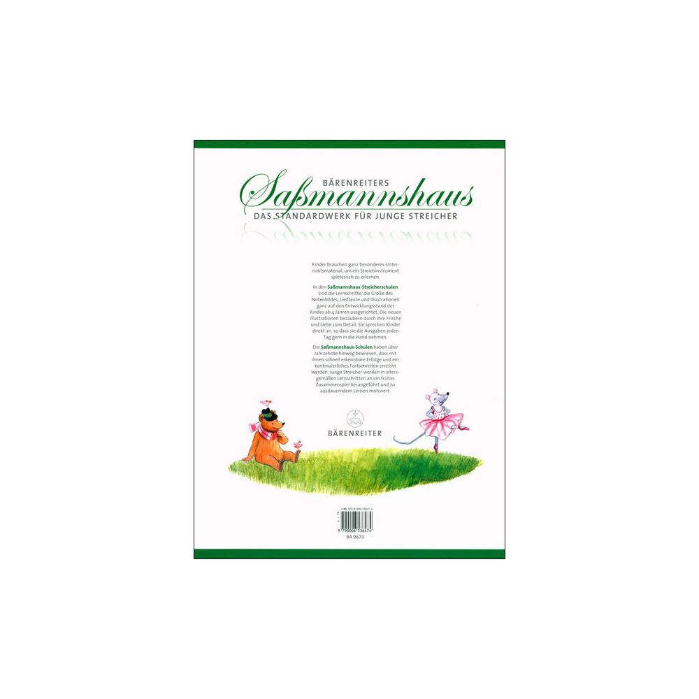 Bärenreiter Saßmannshaus Anfang Geige 3 – Thomann Ireland