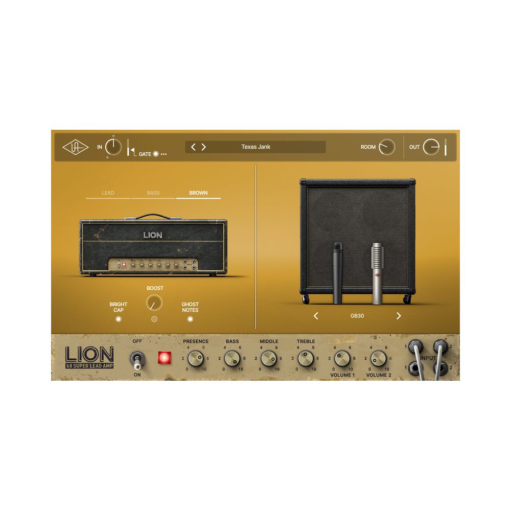 Universal Audio UAD Lion '68 Super Lead Amp – Thomann Ireland