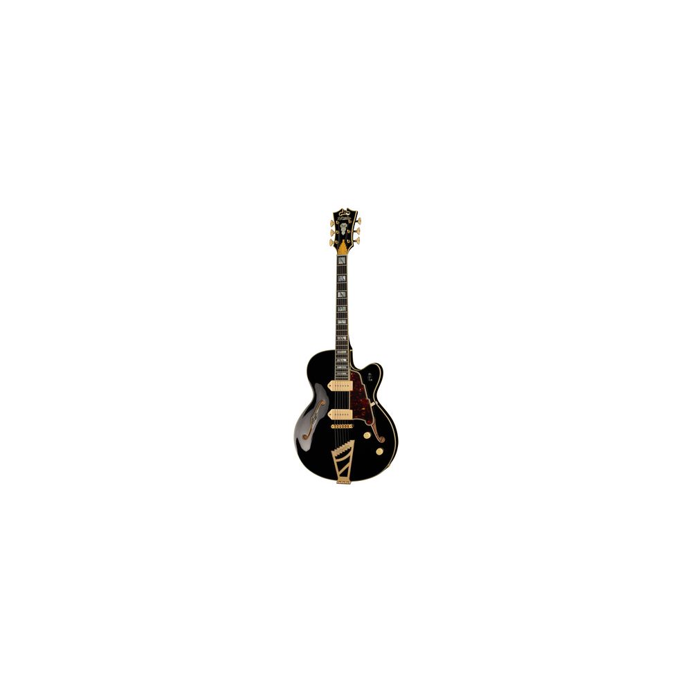 DAngelico Excel 59 Solid Black B