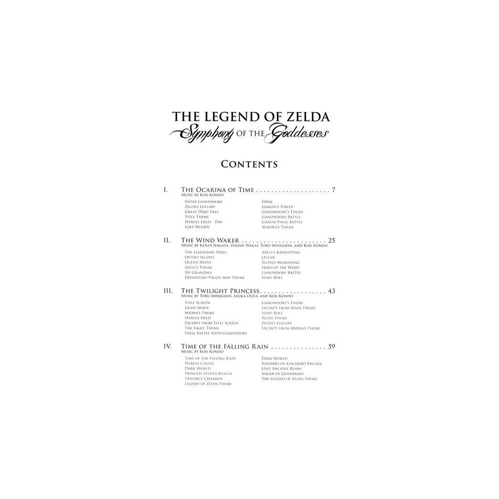Alfred Music Publishing Zelda Symphony o.t. Goddesses – Thomann Ireland