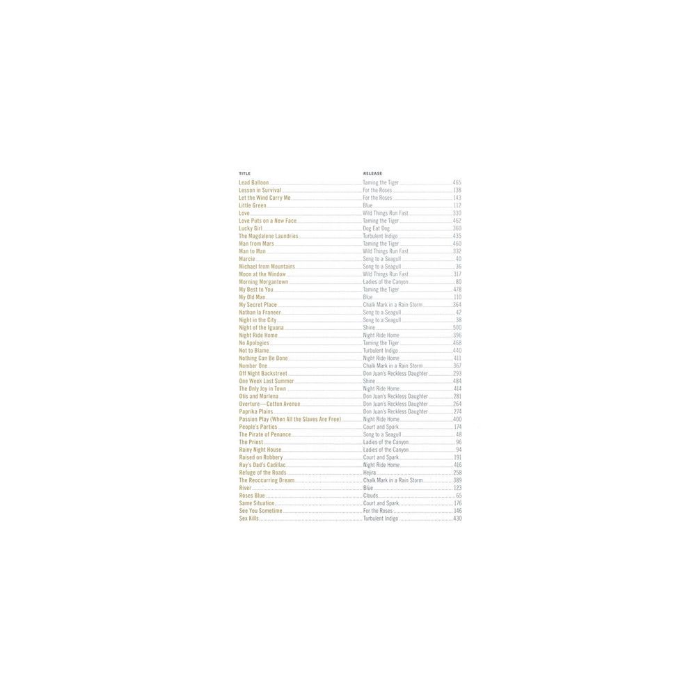 Alfred Music Publishing Joni Mitchell Complete So Far – Thomann Ireland