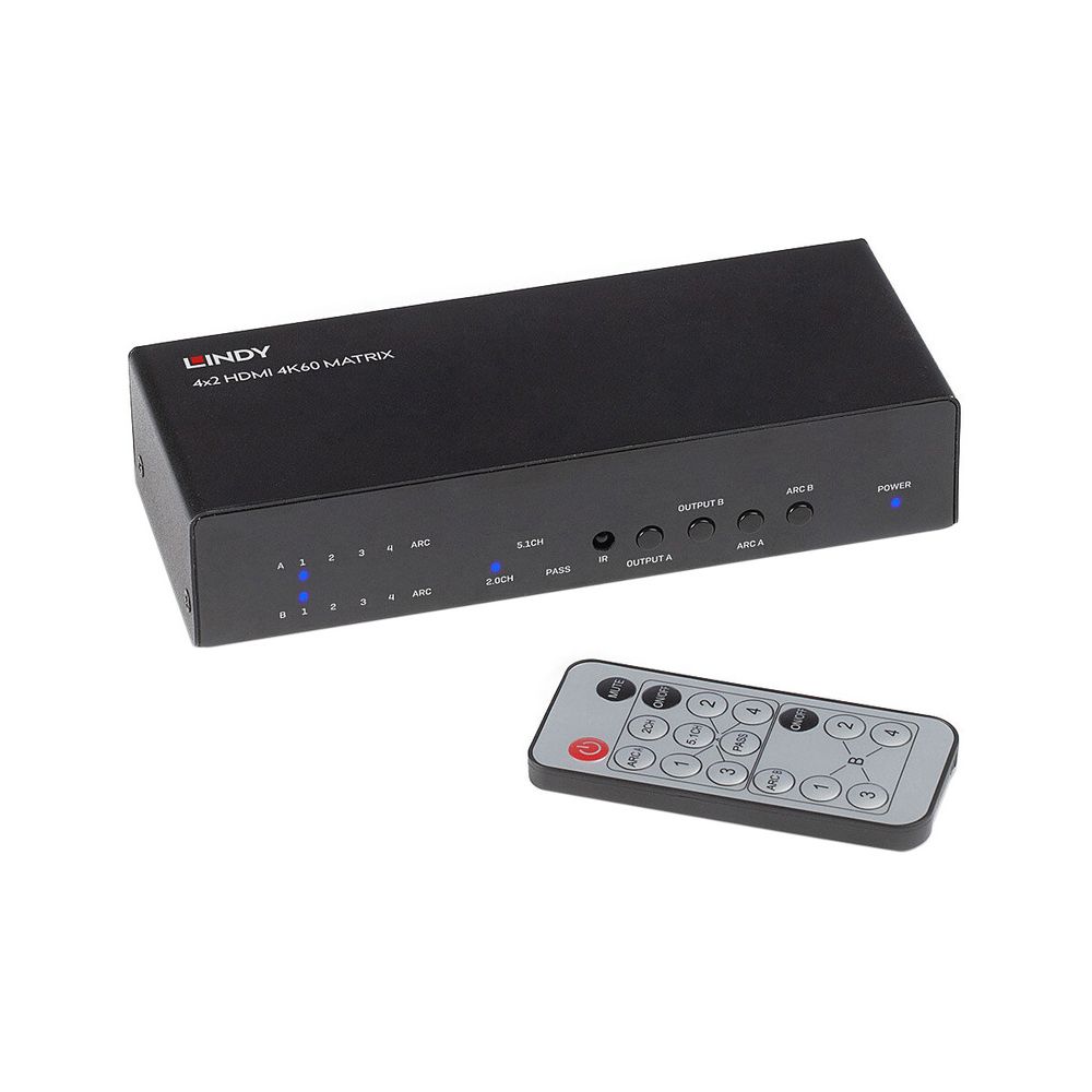 Lindy 4x2 HDMI 4K60 Matrix – Thomann Ireland