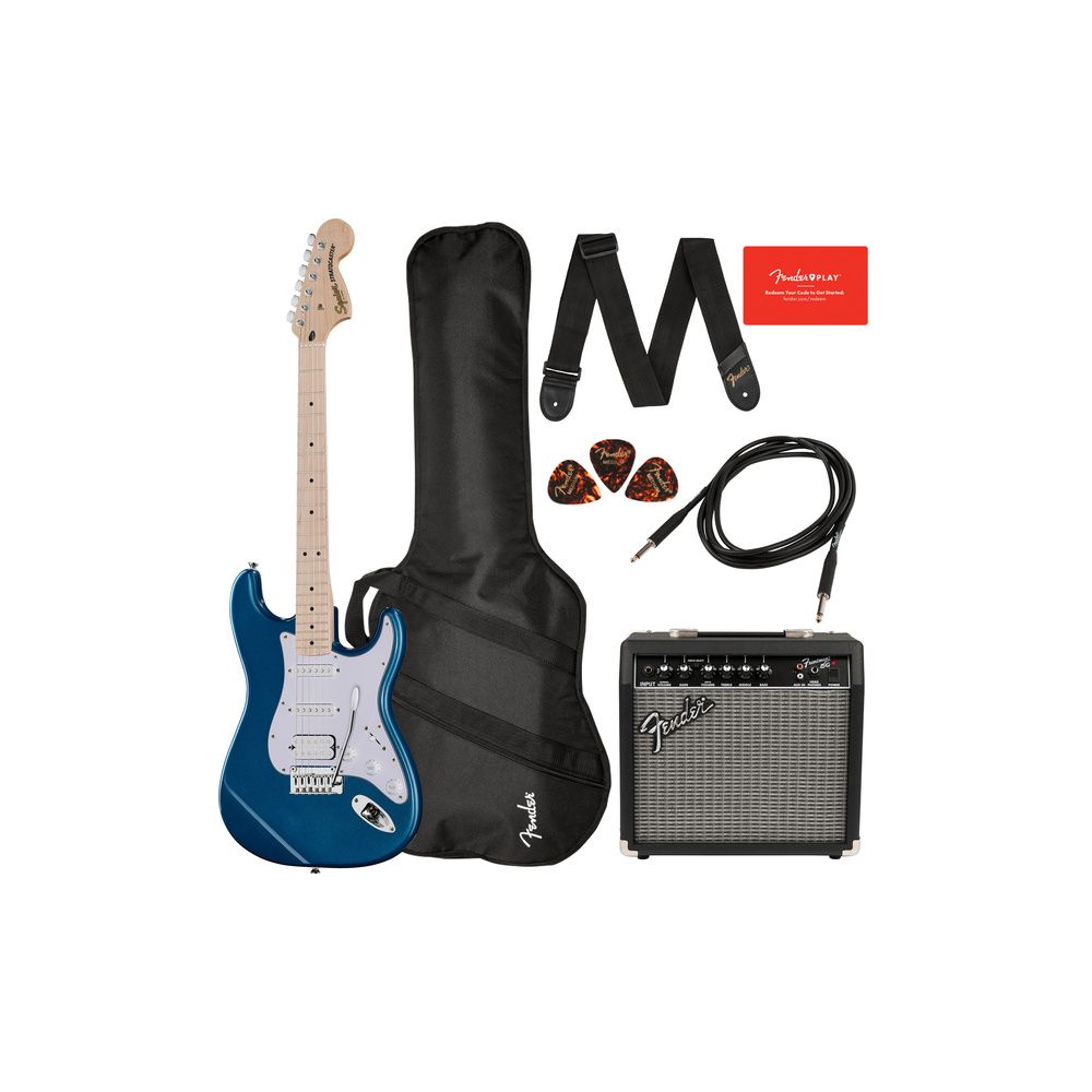 Squier Aff. Strat HSS MN PACK LPB – Thomann Ireland