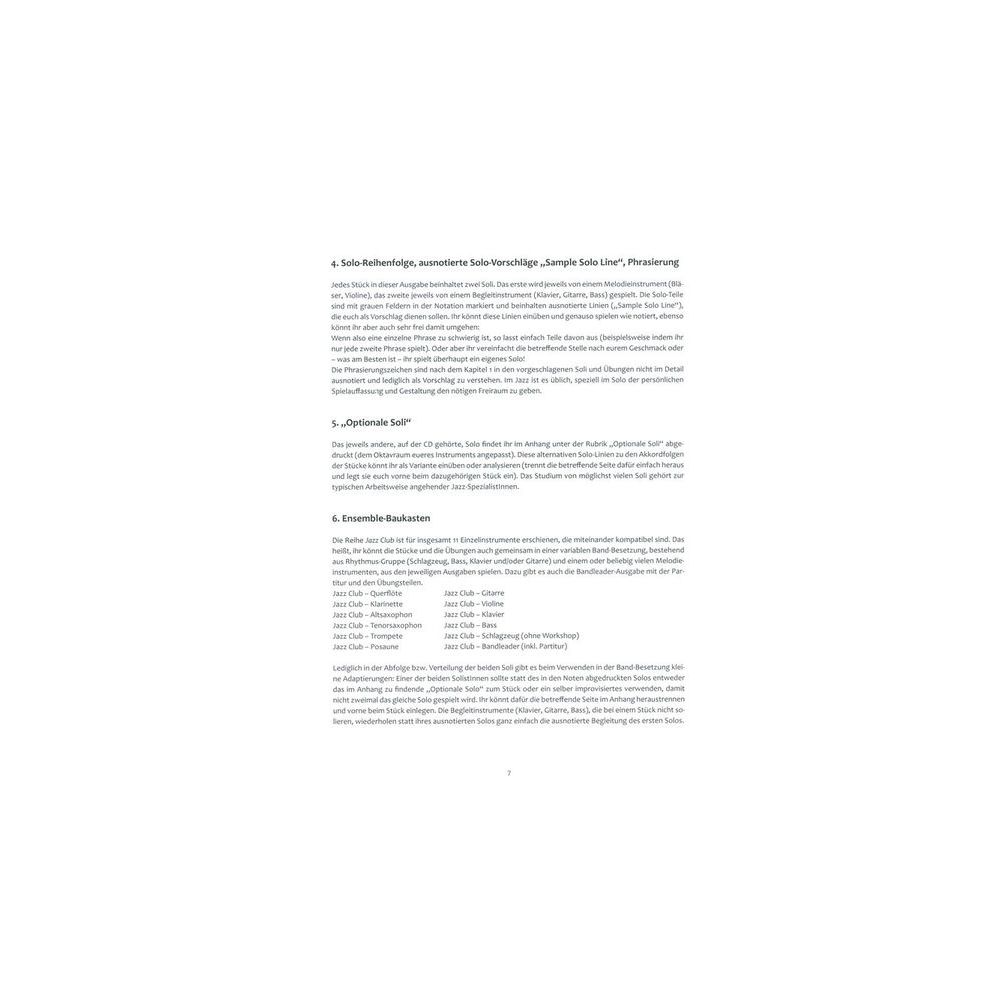 Edition Dux Jazz Club T