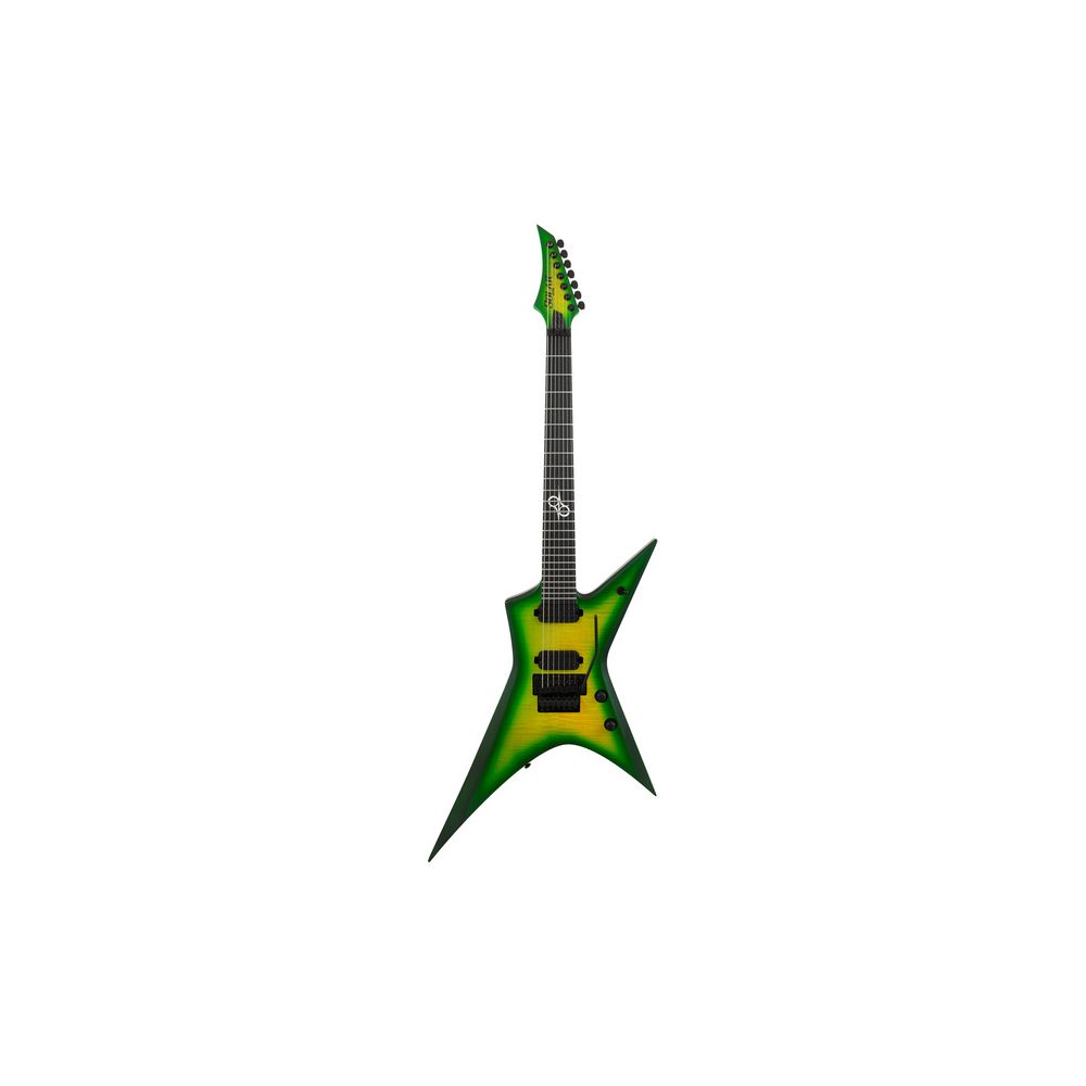 Solar Guitars X1.7FRLB Lime Burst Matte – Thomann Ireland