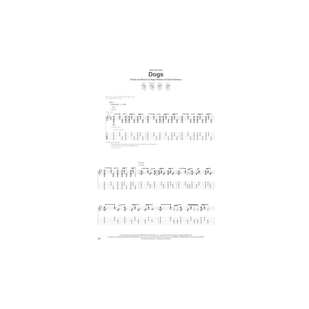 Hal Leonard Pink Floyd Acoustic Guitar – Thomann Ireland