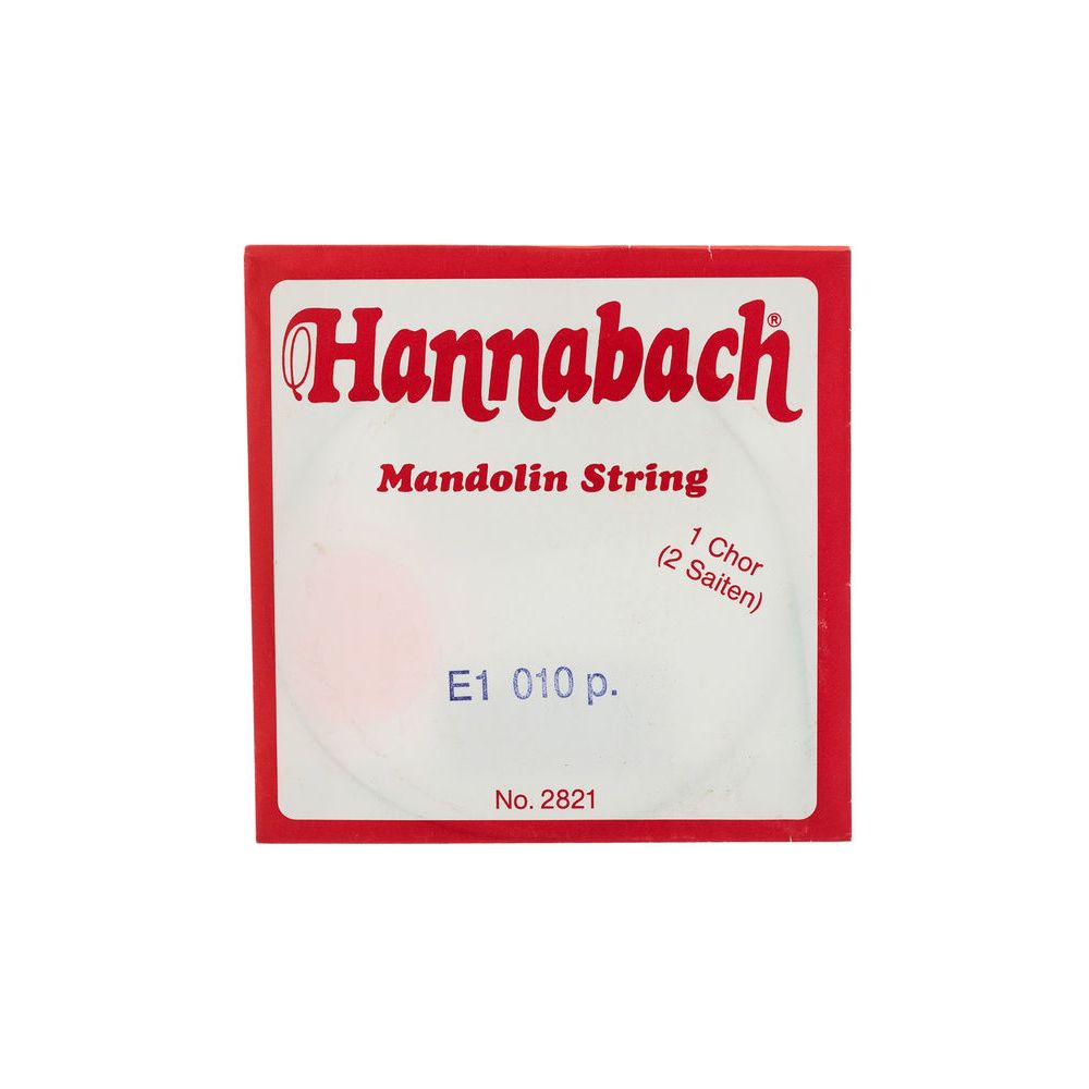 Hannabach Mandolin String E .010 (2pcs) – Thomann Ireland