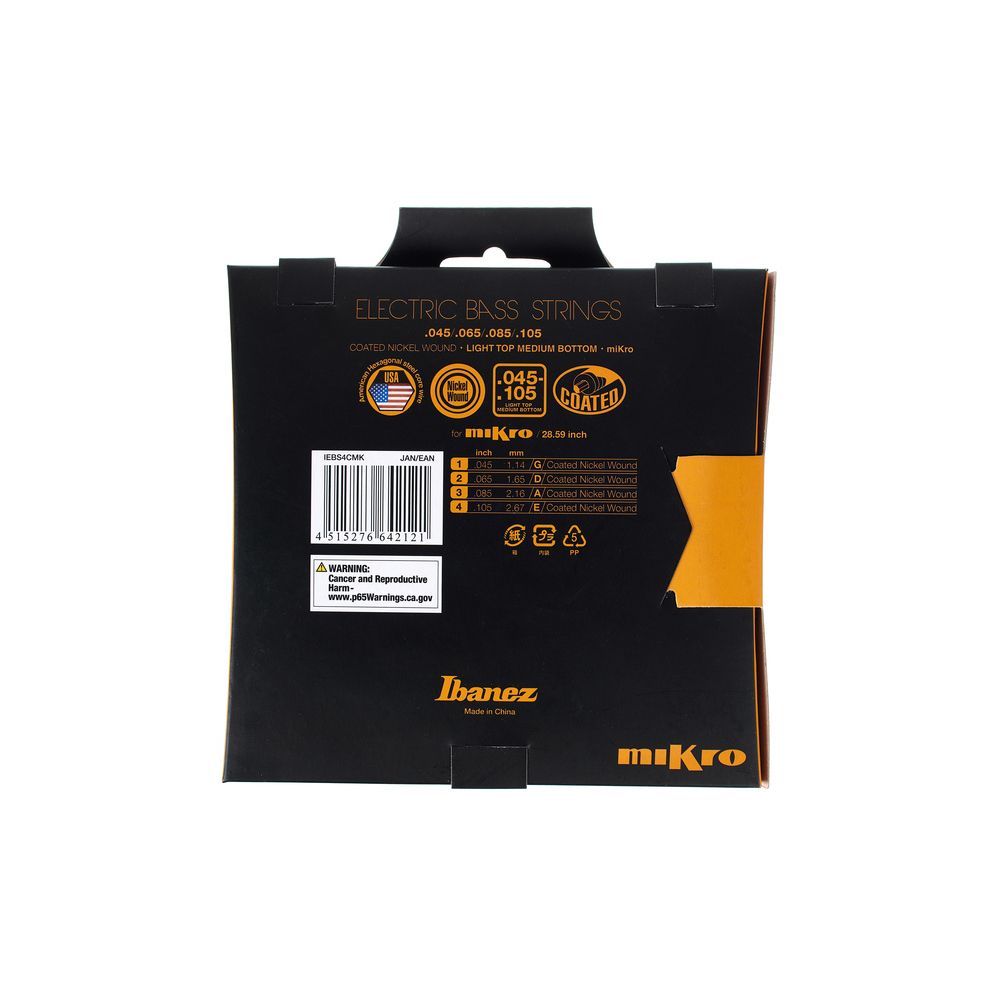Ibanez IEBS4CMK Mic Bass String Set – Thomann Ireland