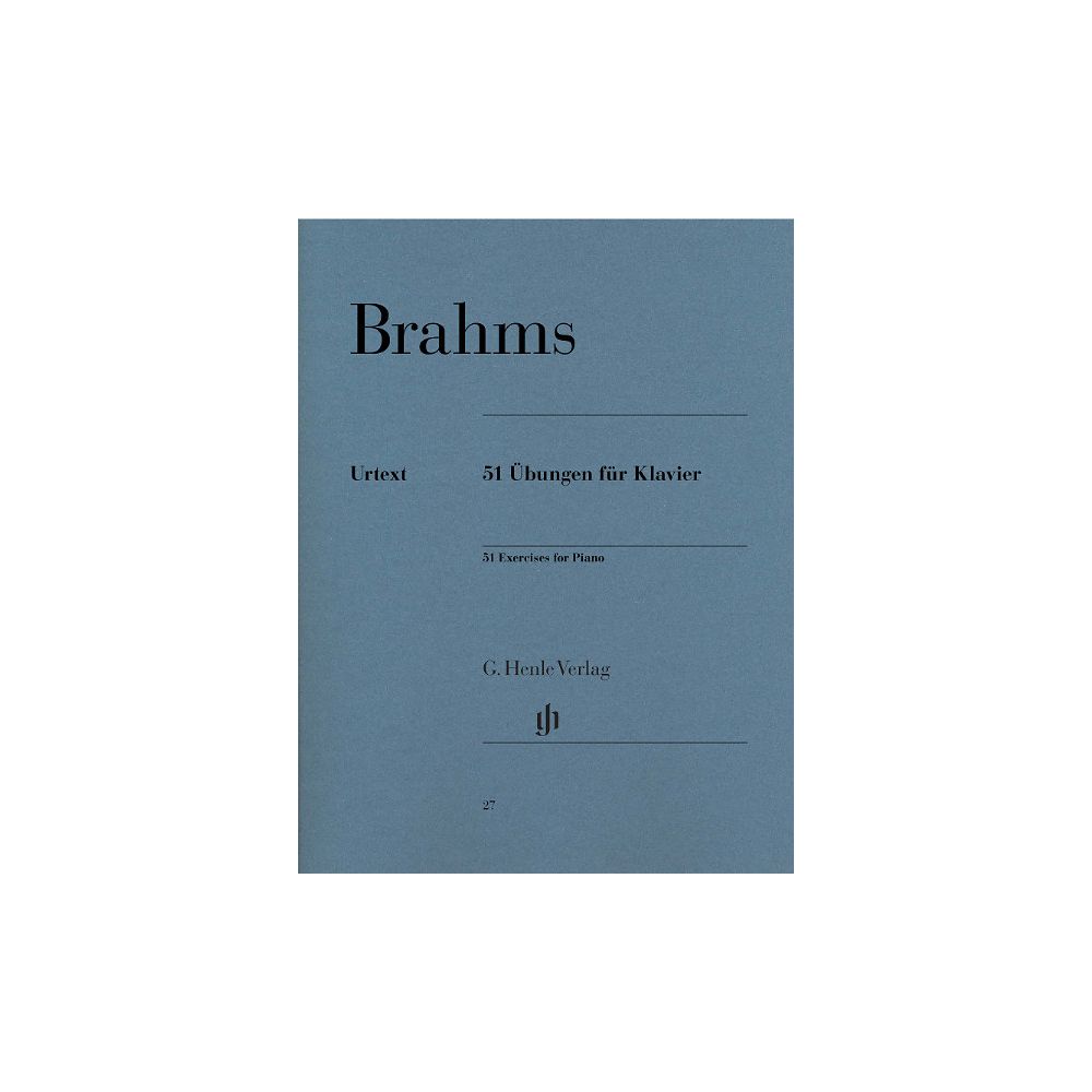 Henle Verlag Brahms 51 Übungen für Klavier – Thomann Ireland