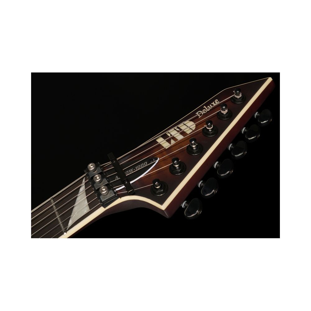 ESP LTD Arrow QM Dark Brown Burst – Thomann Ireland