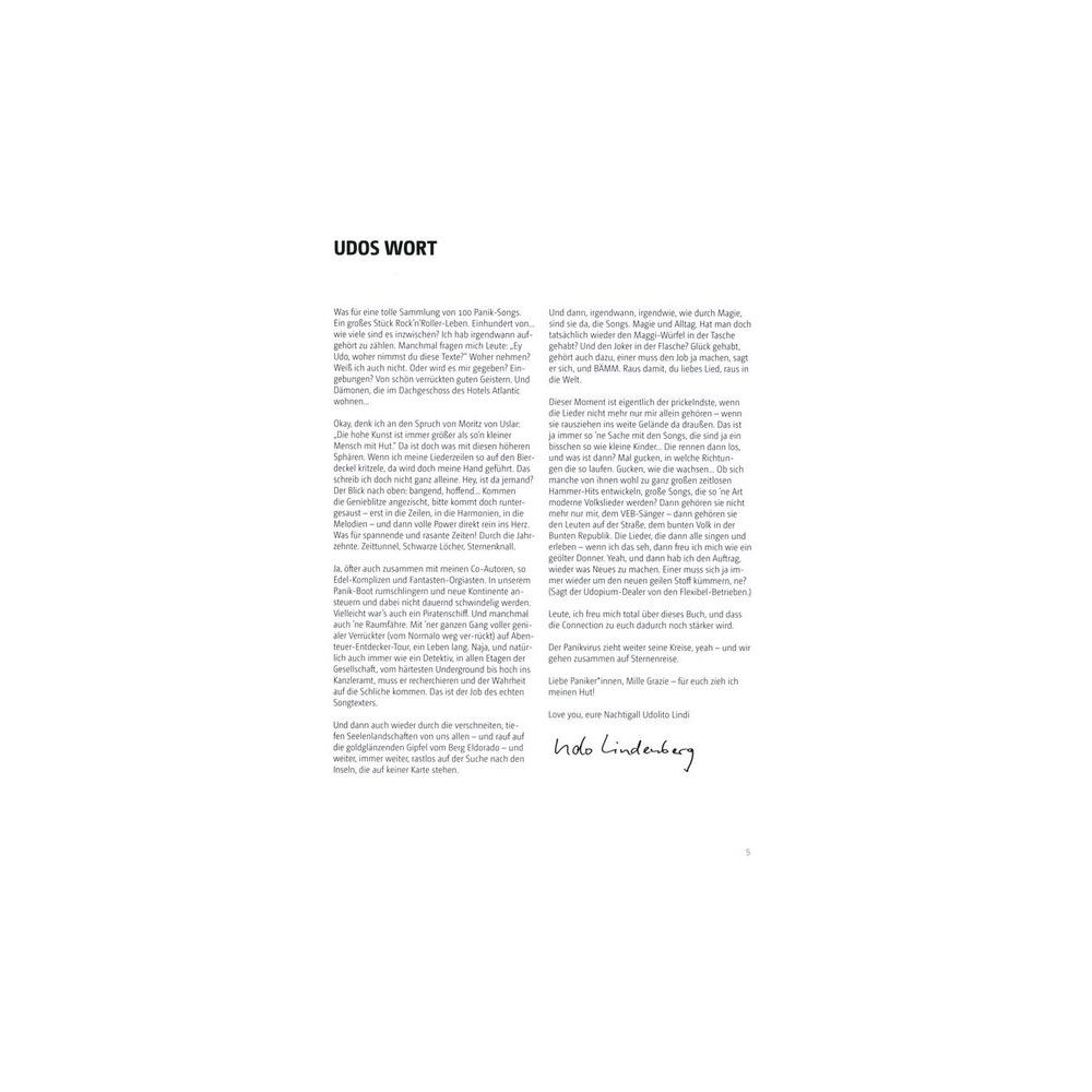 Bosworth Udo Lindenberg Perlensammlung – Thomann Ireland