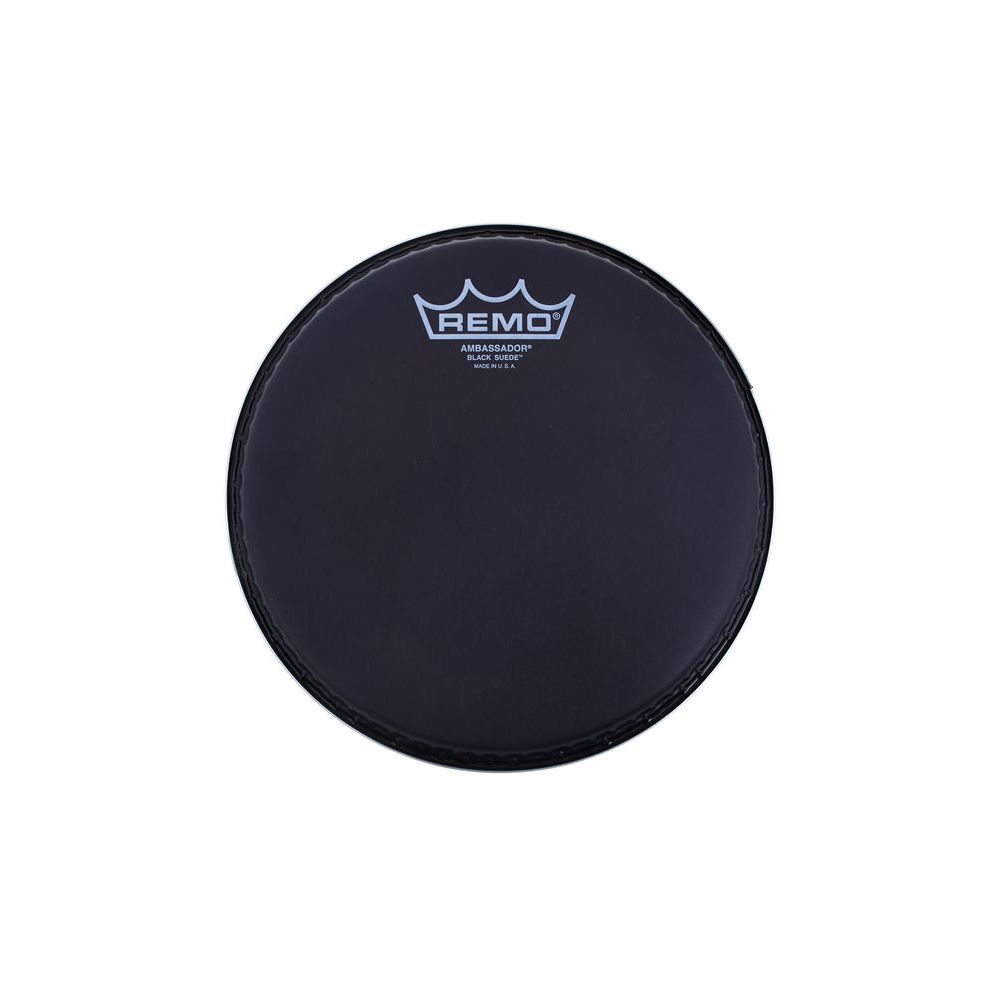 Remo 08" Ambassador Black Suede – Thomann Ireland