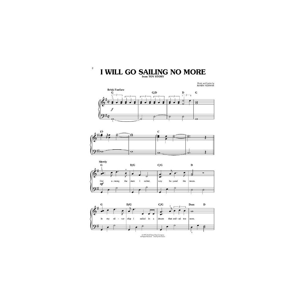 Hal Leonard Toy Story Easy Piano – Thomann Ireland