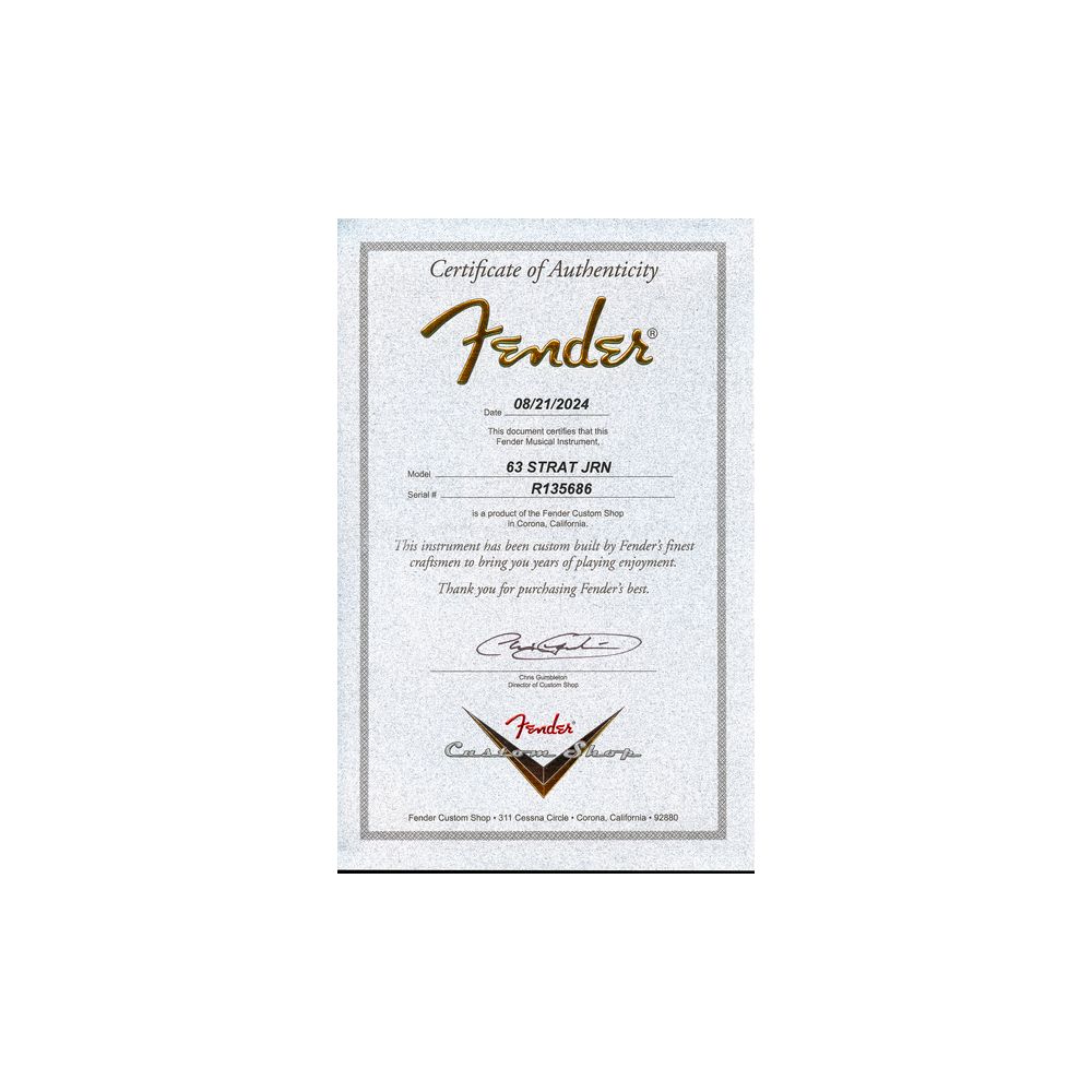 Fender 63 Strat 3CS Journeyman Relic – Thomann Ireland