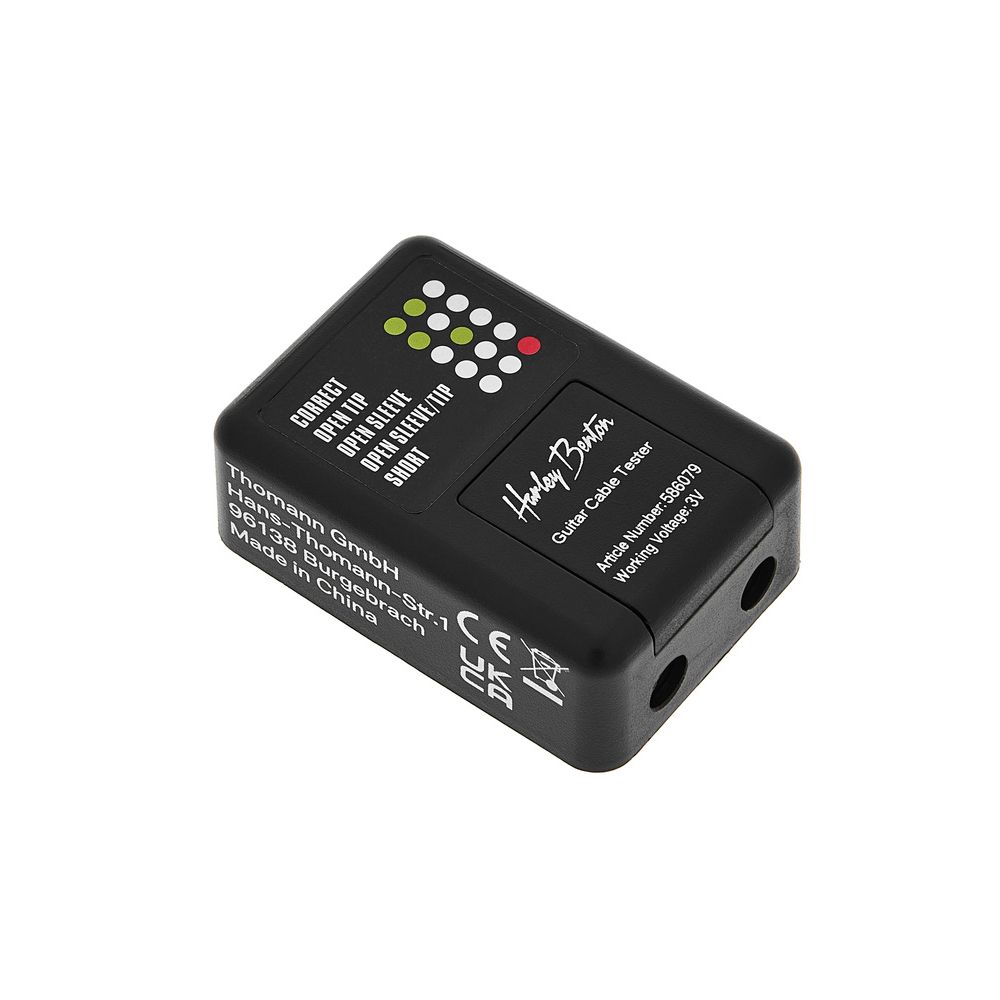 Harley Benton Guitar Cable Tester – Thomann Ireland