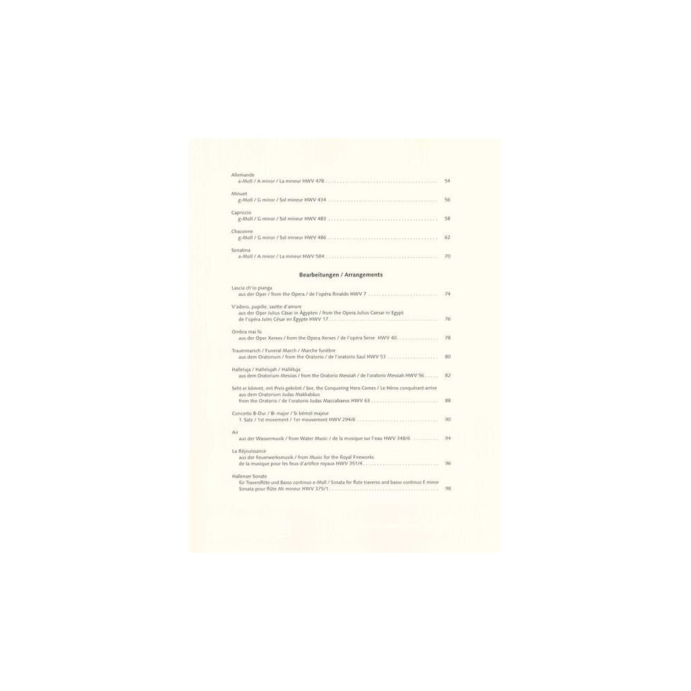 Schott Best Of Händel – Thomann Ireland