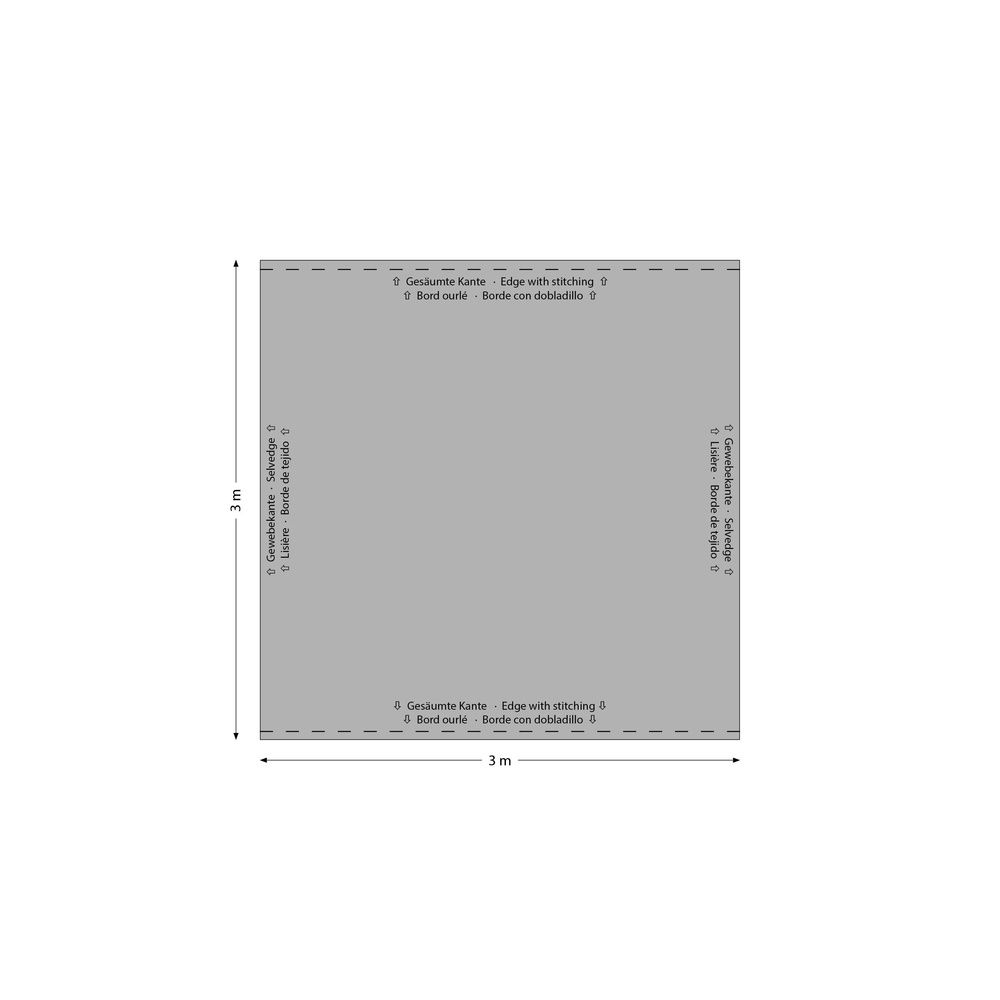 Stairville Curt 3.0x3.0m Greenbox 160g/m² – Thomann Ireland