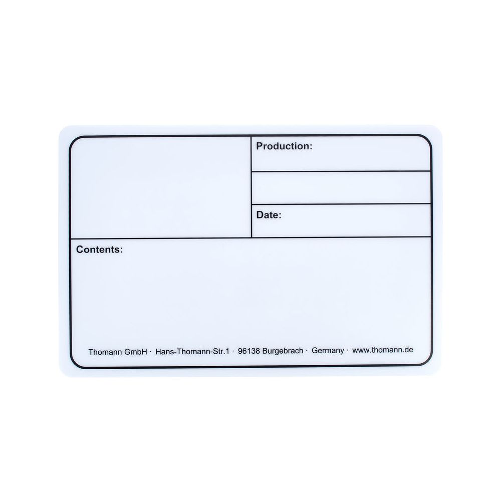 Stairville Tourlabel 290x190mm White – Thomann Ireland