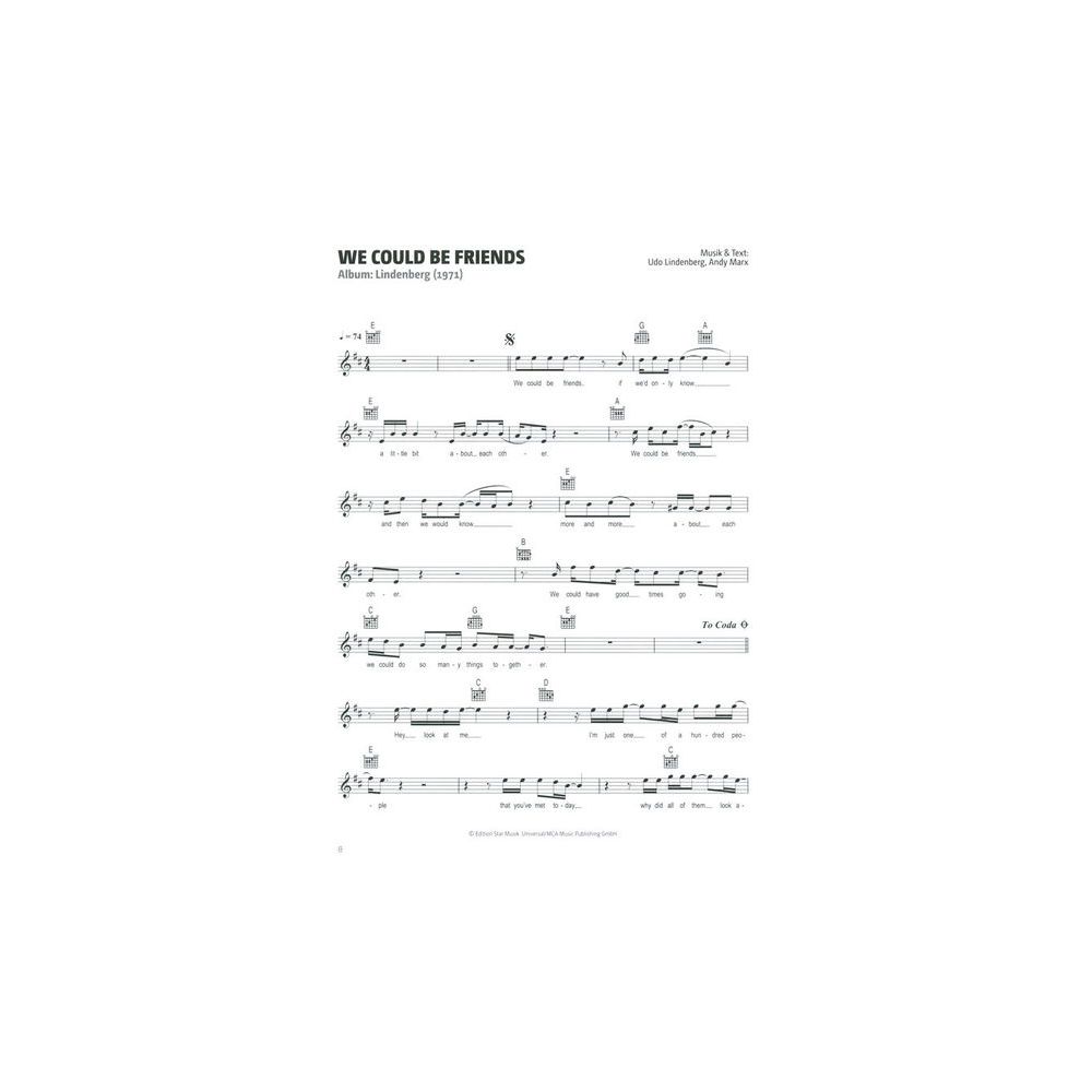 Bosworth Udo Lindenberg Perlensammlung – Thomann Ireland