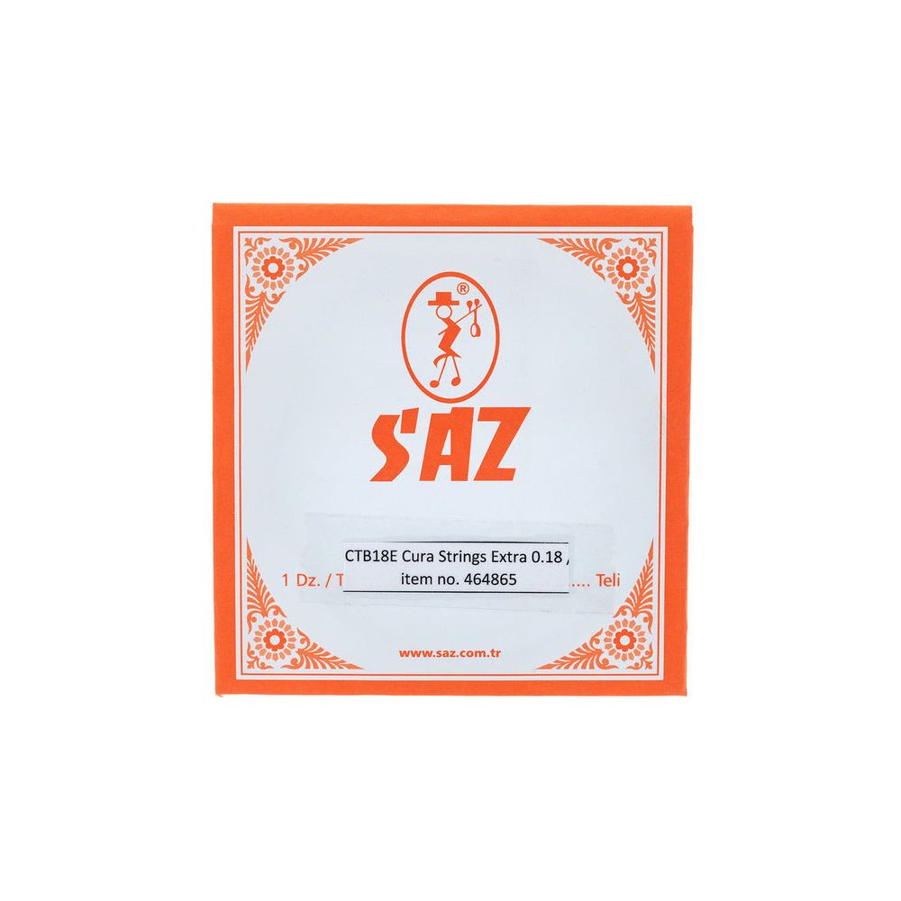 Saz CTB18E Cura Extra Str. Silver – Thomann Ireland