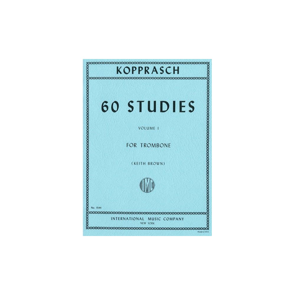 International Music Company Kopprasch 60 Studies 1 Tromb – Thomann Ireland